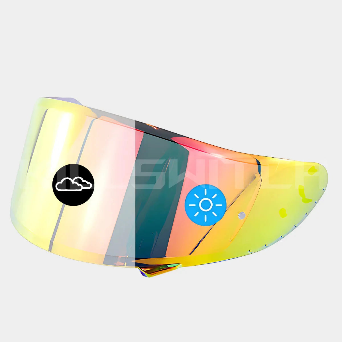Red Photochromic Visor for SHOEI X14/Z7/CWR-1/NXR/RF-1200/RF-SR