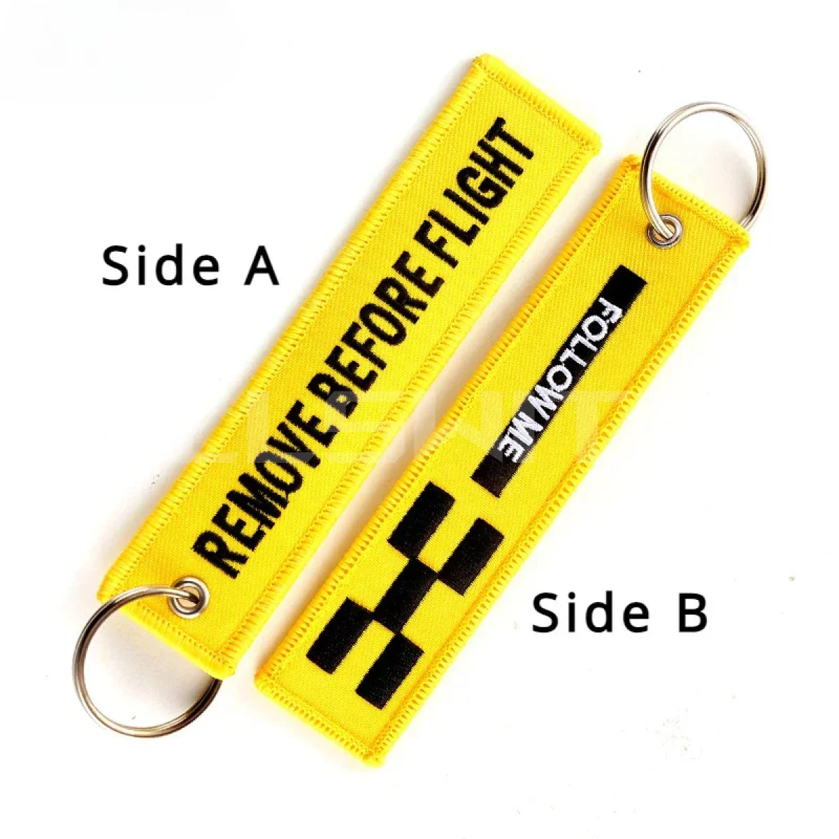 Remove Before Flight - Motorcycle Keychain - FOLLOW ME