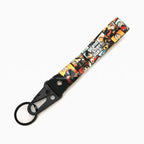 Rockstar Double-sided Embroidered Keychain - C - Motorcycle Keychain