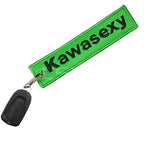 Sportbike Rider Motorcycle Keychain - A