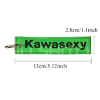 Sportbike Rider Motorcycle Keychain - A