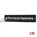 The Key To Happy - Motorcycle Keychain - The Key To Happiness - Motorcycle Keychain