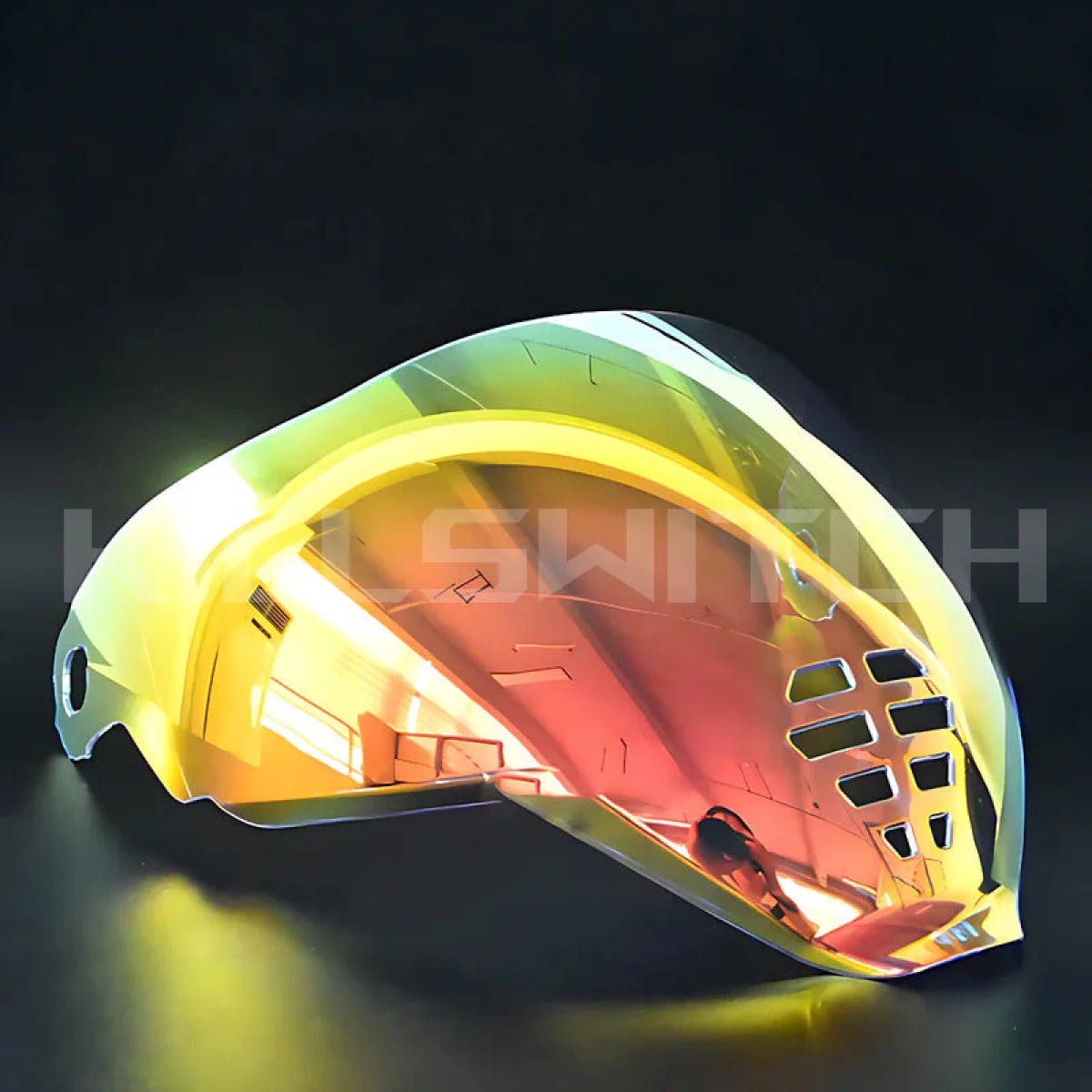 Visor for ICON Airflite - Night Clear Red