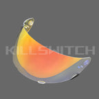 Visors for BELL Qualifier DLXVortex Revolver RS-1 RS-2Click Release - Night Clear Red