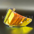 Visors for KYT NZ RACE NXR NFR NX - Night Clear Red