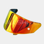 Visors for KYT NZ RACE NXR NFR NX - Red/Gold