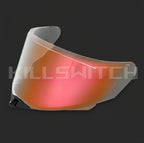 Visors for KYT TT REVO - Night Clear Red