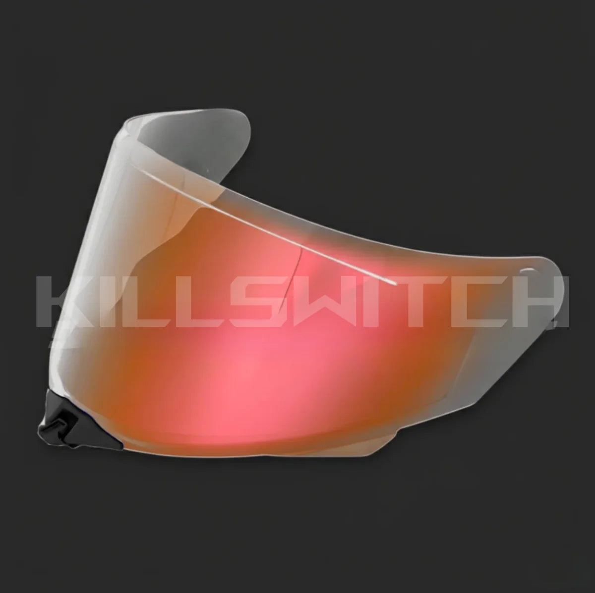 Visors for KYT TT REVO - Night Clear Red
