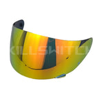 Visors for LS2 FF352 FF351 FF369 FF384 - Red/Gold