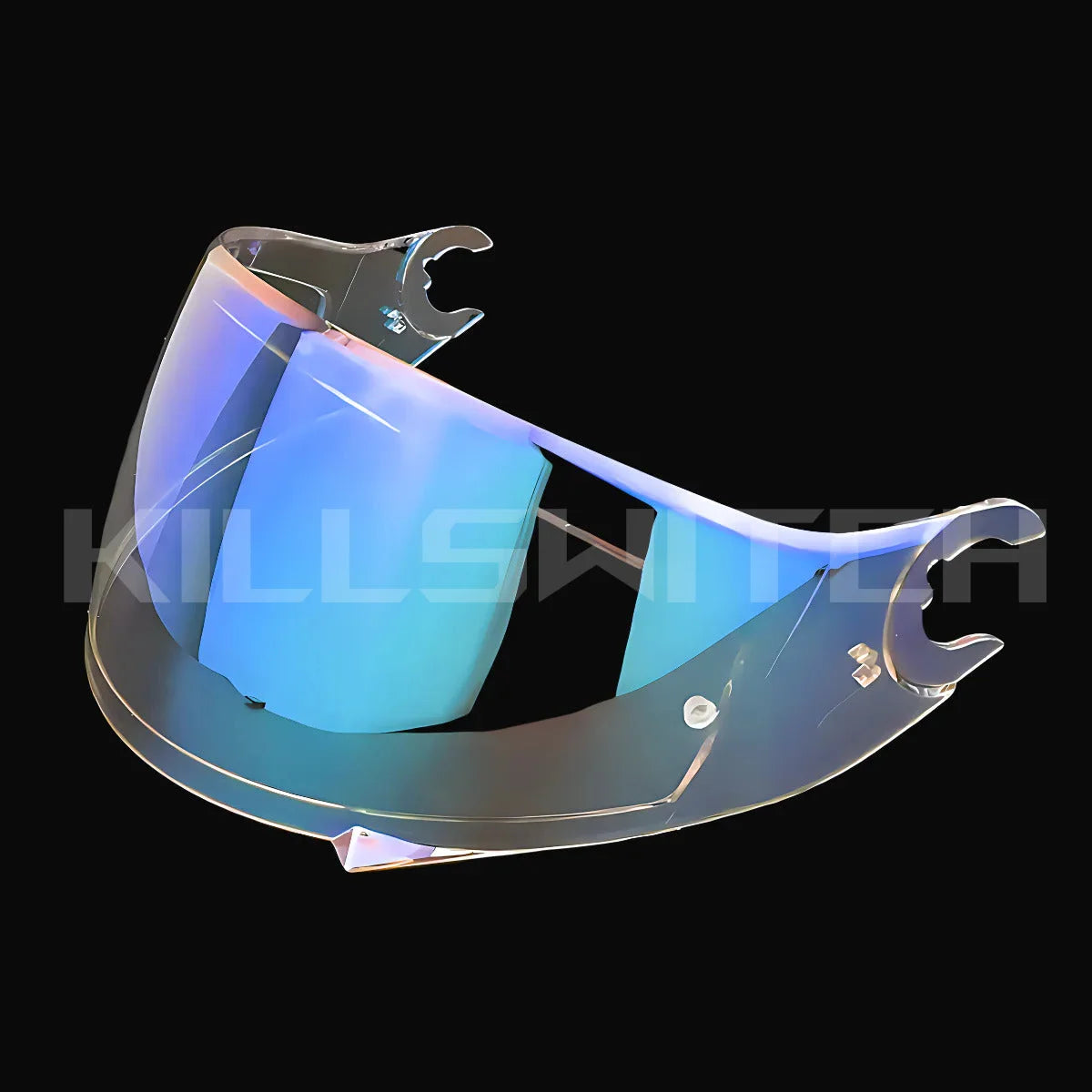 Visors for Shark D-Skwal 2 Spartan Carbon - Night Clear Blue