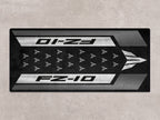 MPM Motorcycle Mat for Yamaha FZ-10 Yellow & Black - MM7256