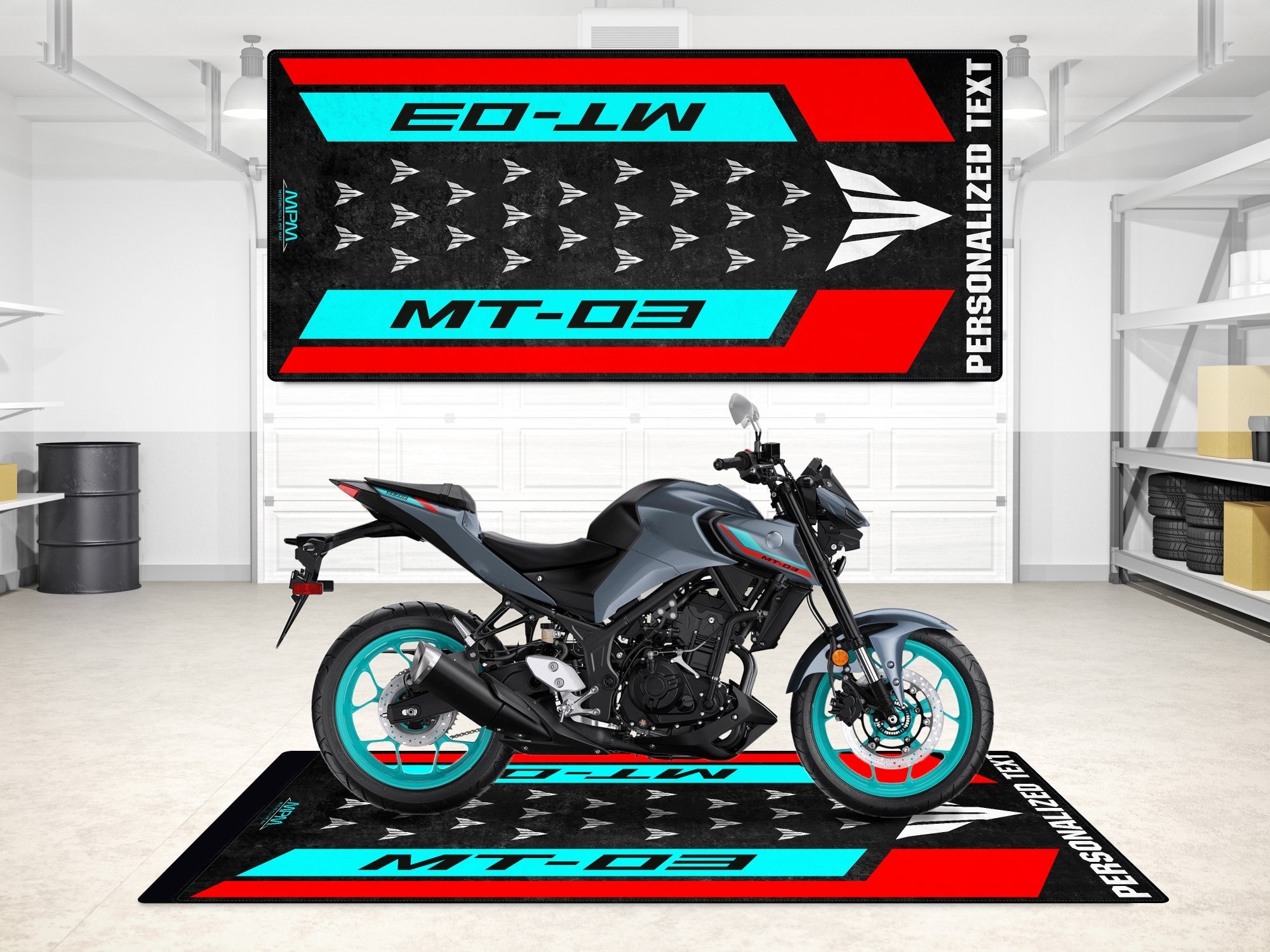 MPM Motorcycle Mat for Yamaha MT-03 - MM7121